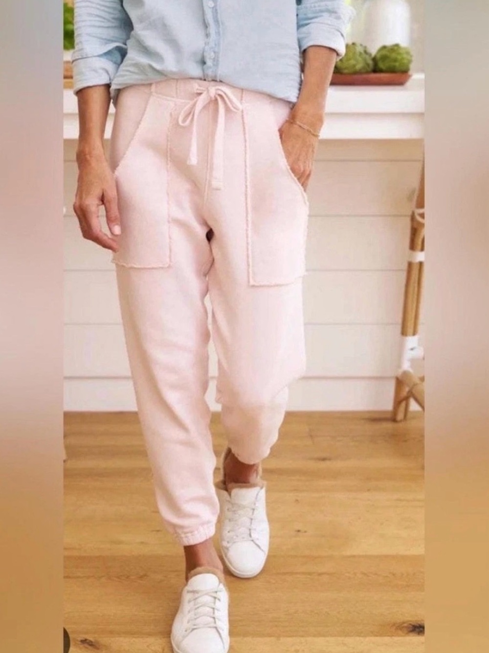 Frank & Eileen Small Kane Eamon Blush Pink Small Sweatpant Joggers